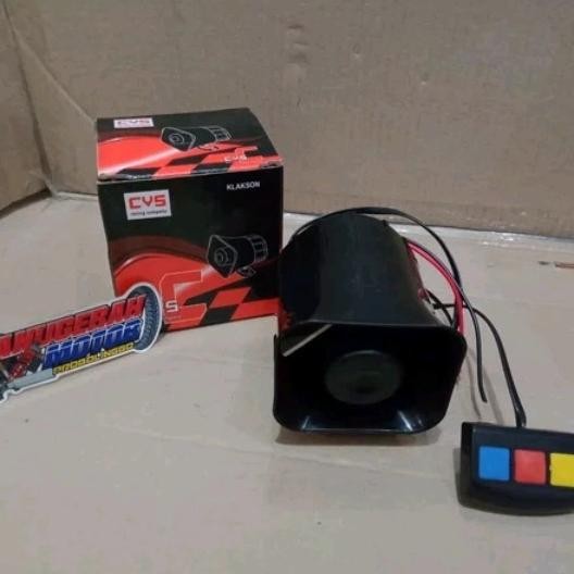 KLAKSON MOTOR TOA SIRINE POLISI 3 SUARA MINI