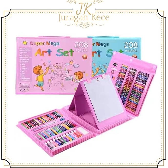 

Terbaru Crayon Pensil Warna Set 208 Pcs Alat Lukis Mewarnai Menggambar Krayon