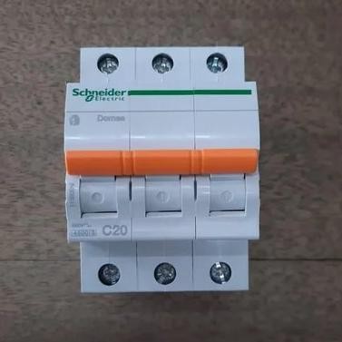 Miliki Mcb Schneider Domae 3 Phase 20 Ampere