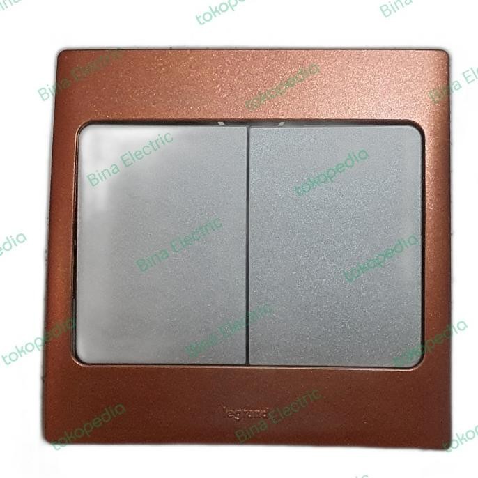Diskon Saklar Seri Mallia Legrand Silver / Saklar Double Mallia Legrand