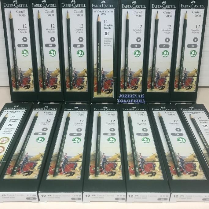 

Terbaru Pensil Faber Castle kayu 5H/4H/3H/2H/H/F/HB/2B/3B/4B/5B/6B/7B/8B