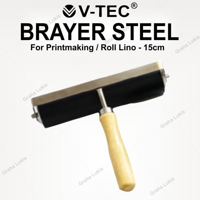 

Brayer for Printmaking 15 cm / Roll Lino