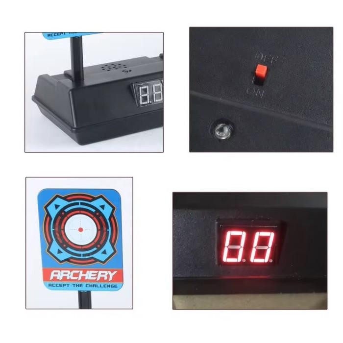 Mainan Sasaran Tembak Papan Target Peluru Skor Otomatis Mesin Target Digital