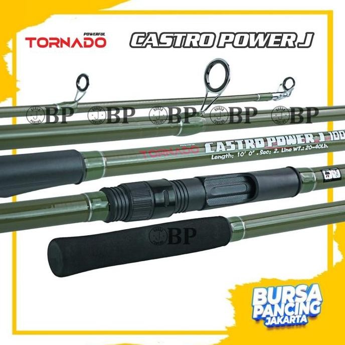 Tornado Joran Pancing Spinning Castro Power J 240Cm - 300Cm Hi-Technology Carbon Blank Joran Pancing