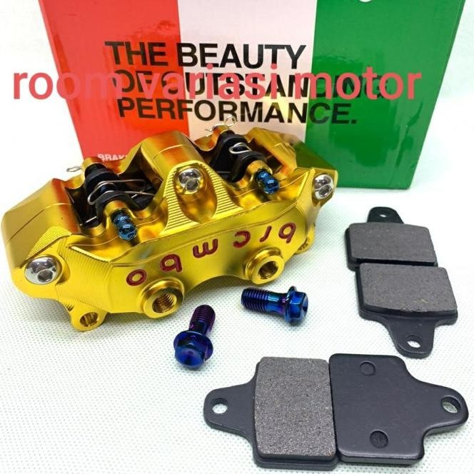 Kaliper Brembo 4 Piston Bih 2 Pin Original