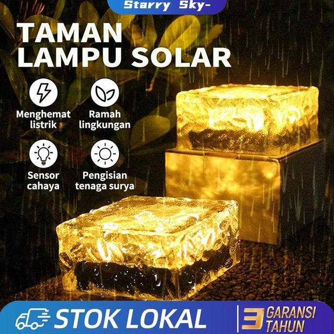 Lampu Taman Lampu Tangga Lampu Taman Solar LED Outdoor Kristal