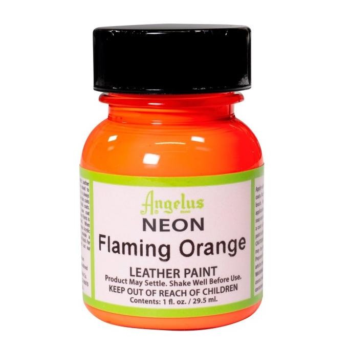 

Angelus Neon Flaming Orange Leather Paint Cat Bahan Kulit 1Oz 29ML USA