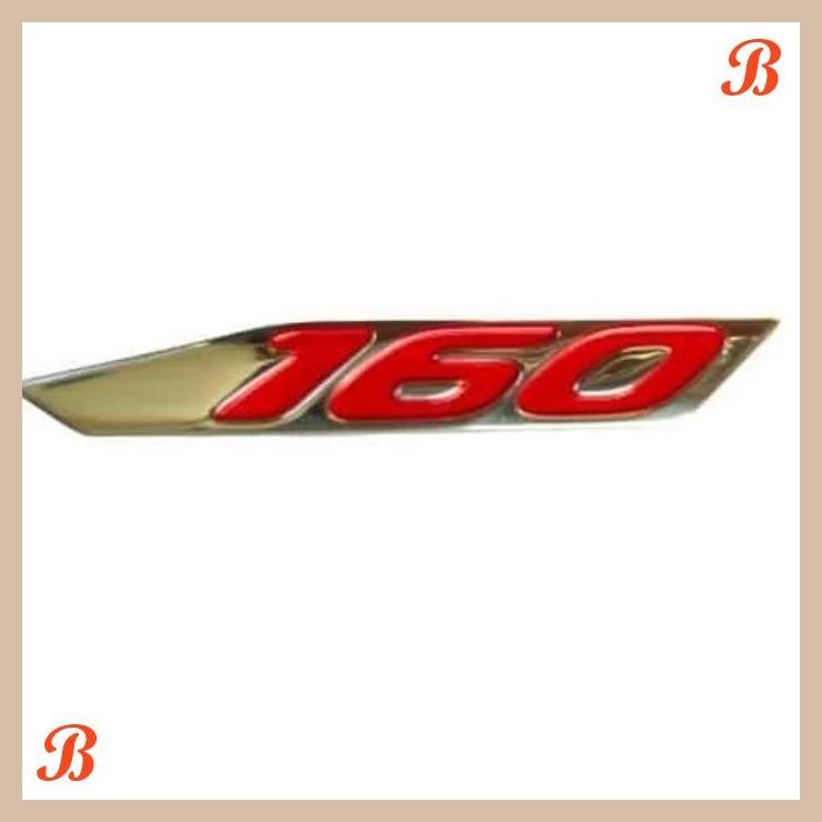 [SMM] LOGO 3D PCX 160 EMBLEM 160 CHROME AKSESORIS ORIGINAL AHM