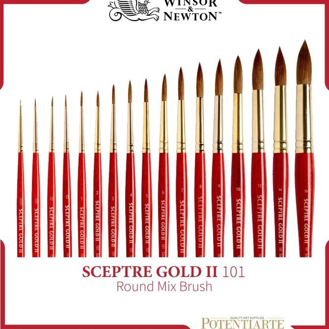 

TERBARU - Kuas Lukis Winsor & Newton Sceptre 101 Round Mix Brush