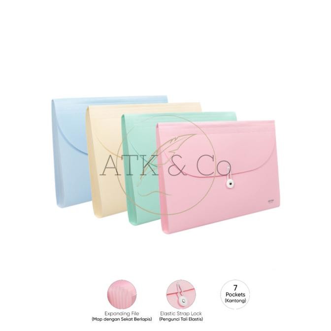 

Diskon! Map Ekspanding Harmonika Joyko EF-8F4 - Expanding File Pastel Color