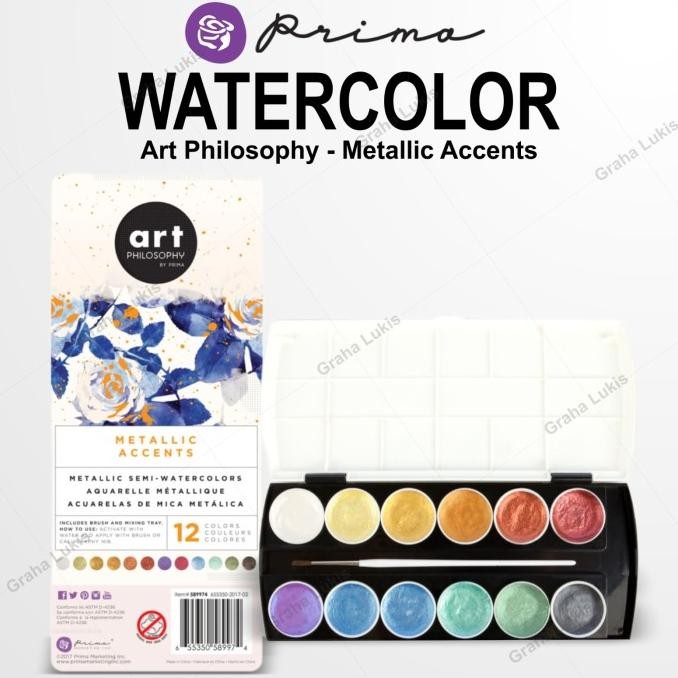 

Prima Watercolor - Art Philosophy Metallic Accents