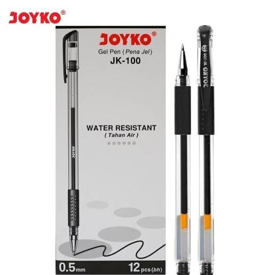 

Tersedia Pulpen Gel Joyko Jk - 100 Hitam