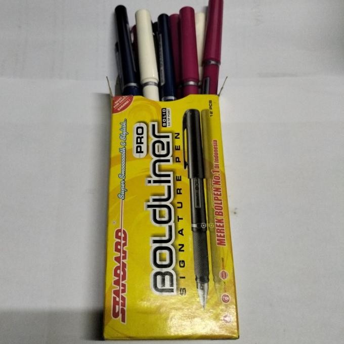 

Tersedia Pulpen Standard Boldliner Pro 0.8 ( Biru )