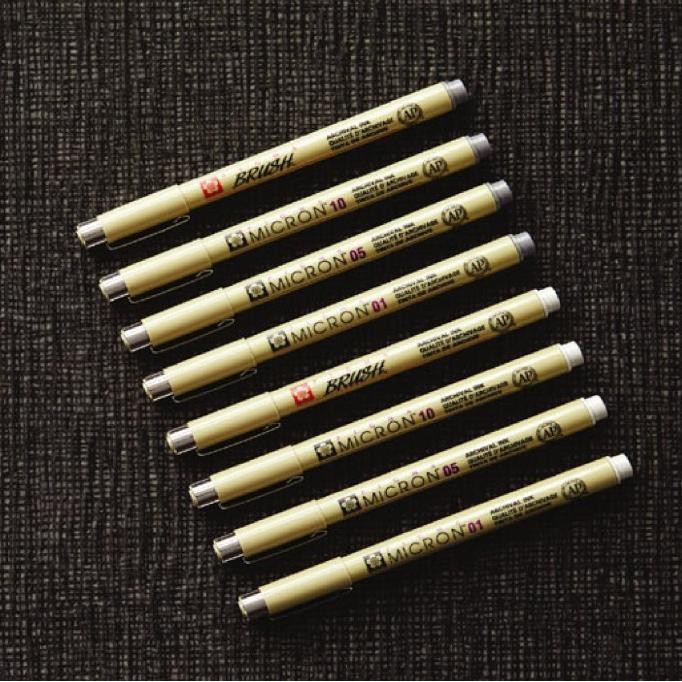 

Tersedia Drawing Pen Sakura Pigma Micron Gray Color Pigment Ink Pulpen Warna