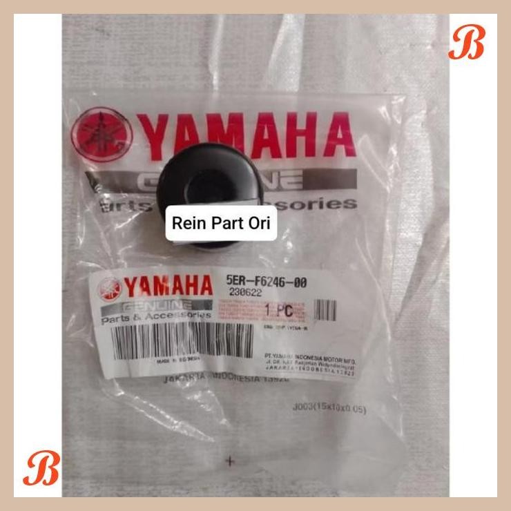 [REIN] END GRIP JALU STANG VEGA R ,VIXION OLD ASLI ORI ORIGINAL YAMAHA 5ER F6246 00