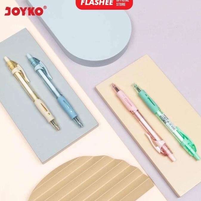 

Tersedia Flashee Gel Pen Pulpen Pena Joyko Gp-265An Q4 Gel 0.5 Mm 1 Pak