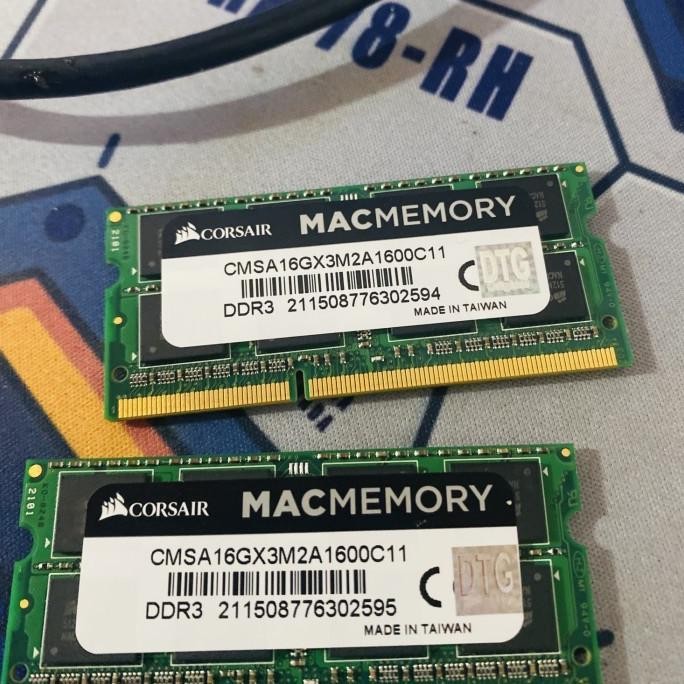 Ram Corsair Mac Memory Ddr3 16Gb 8Gb