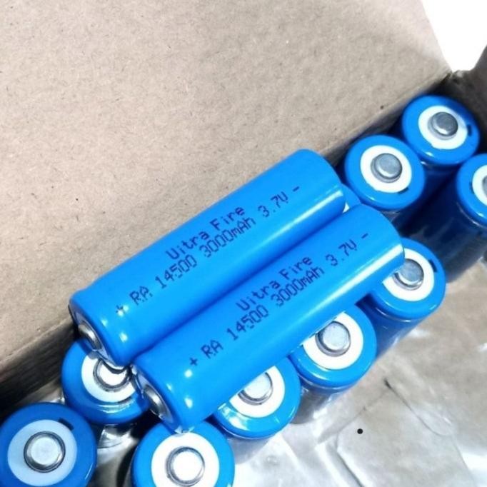 Terlaris Baterai A2/Aa 3000Mah 3,7Volt 14500 Li-On Cas Isi Ulang Baterai Senter