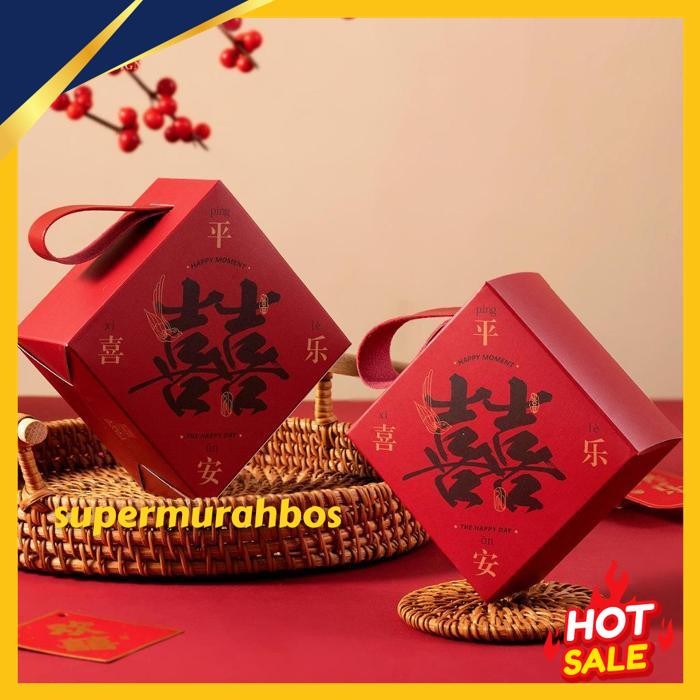 

PAOPAO WEDDING PAPERBOX KOTAK THE NIKAH SANGJIT PERSEGI KOTAK RED BEST DEAL !!