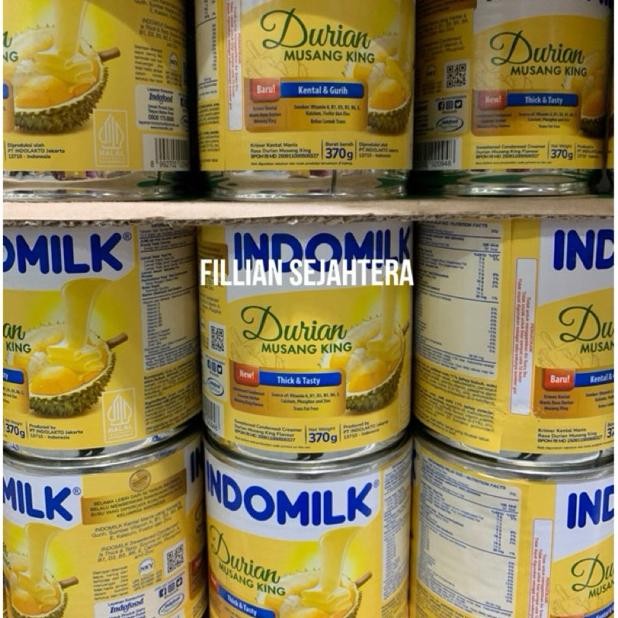 

SUSU KENTAL MANIS INDOMILK DURIAN MUSANG KING 370GR