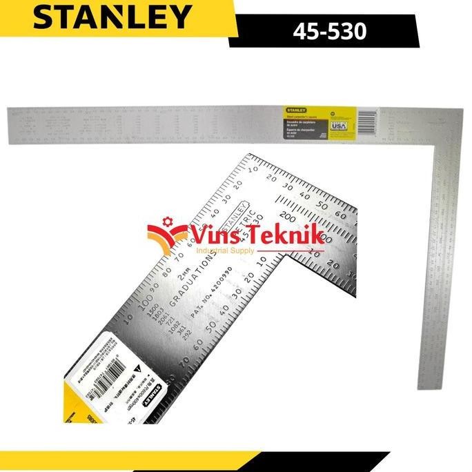 

siap kirim penggaris siku besi steel carpenters squares imperial stanley 45-530