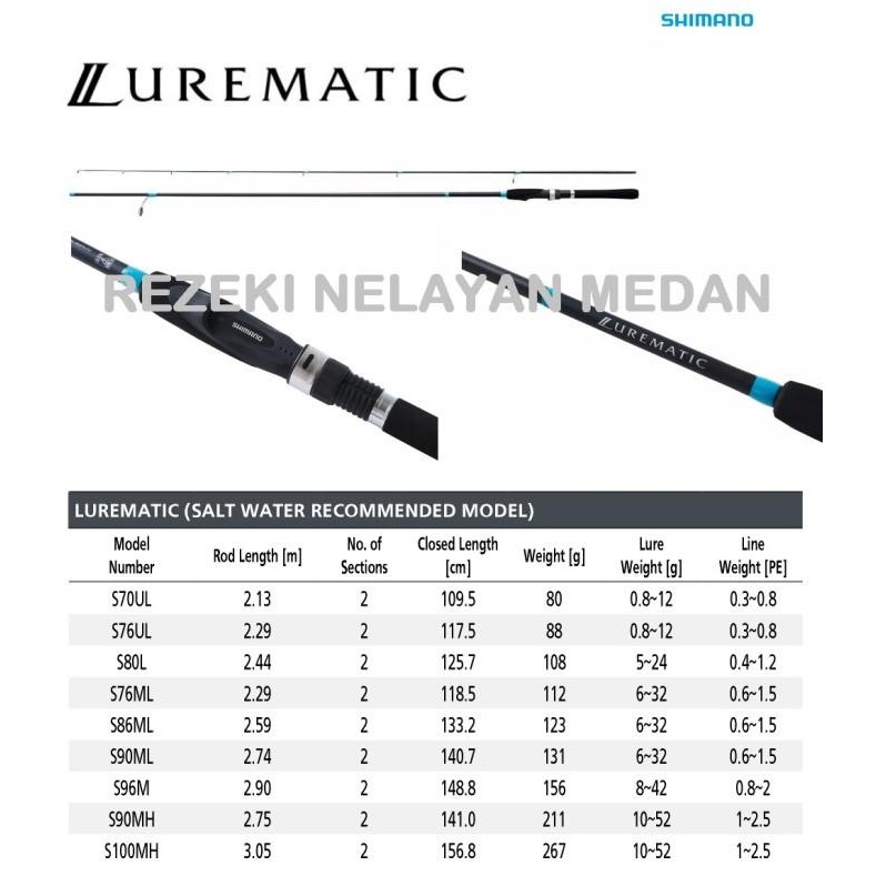 Joran Shimano Lurematic Saltwater 2023 Co