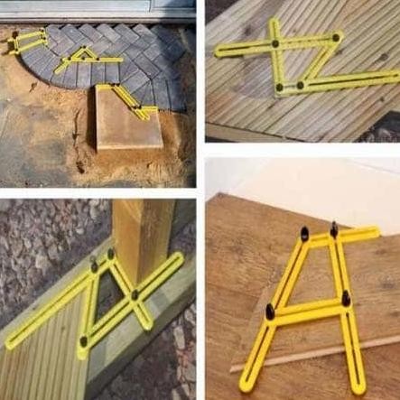 

siap kirim penggaris jig guide template copy tool penggaris tukang multi fungsi