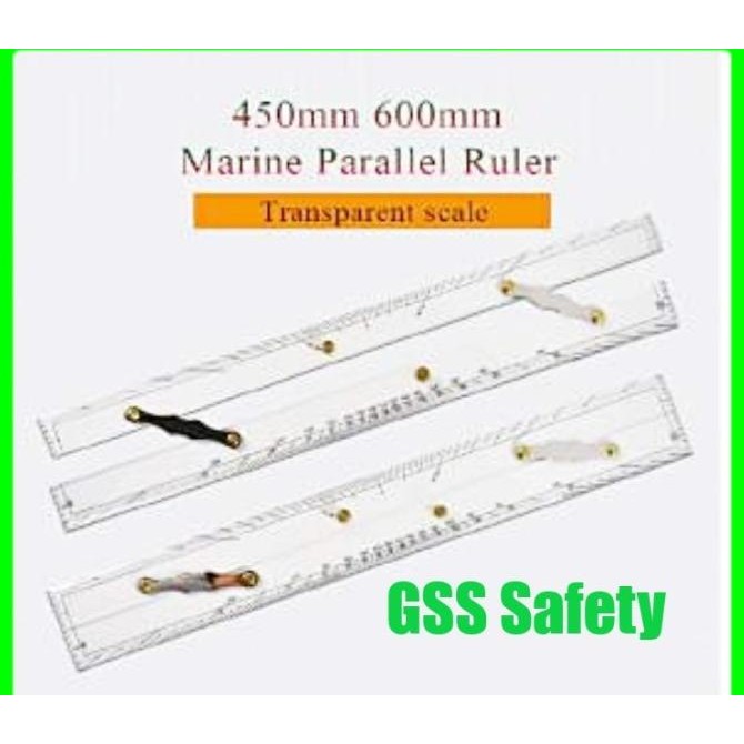 

siap kirim mistar jajar peta - parallel ruler - penggaris marine 450mm 600mm