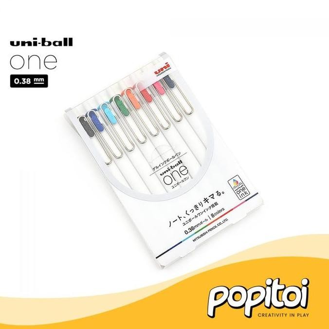 

Tersedia Uniball One Gel Pen 8 Color Set 0.38 Mm Pulpen Cetek