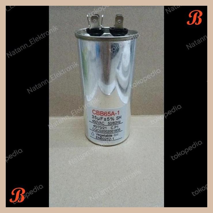 [MRD] 6241 KAPASITOR CBB65A-1 CBB65A CBB65 35UF 35 UF 450VAC 450V 450 VAC