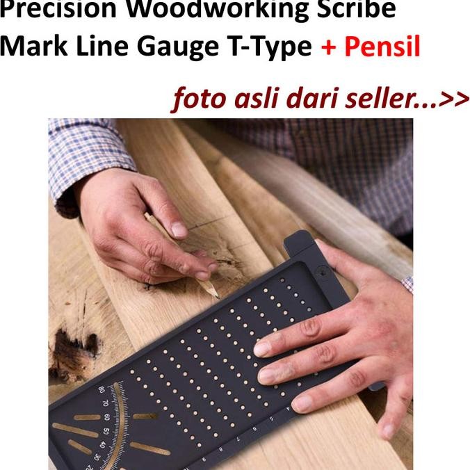 

siap kirim penggaris siku mark line measuring ruler woodworking tool