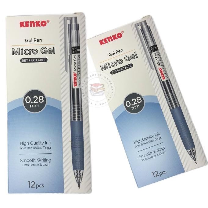 

Tersedia Kenko - Pulpen Gel Micro Retractable 0.28Mm Hitam - Lusin
