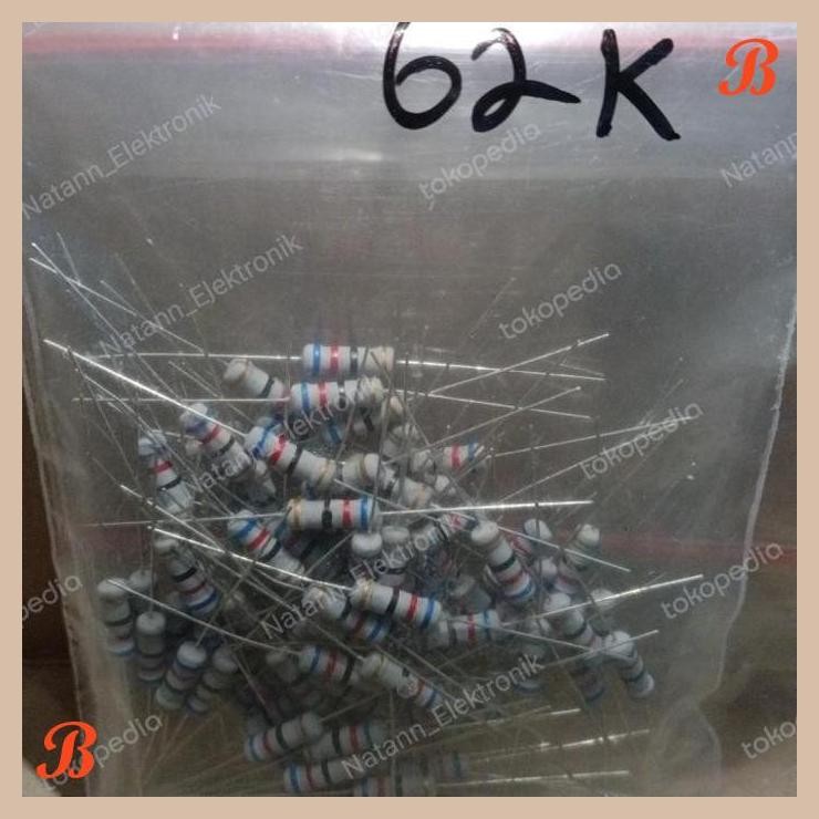 [MRD] 6096 RESISTOR R 2W 2WATT 2 WATT 62K 62KILO 62 K KILO