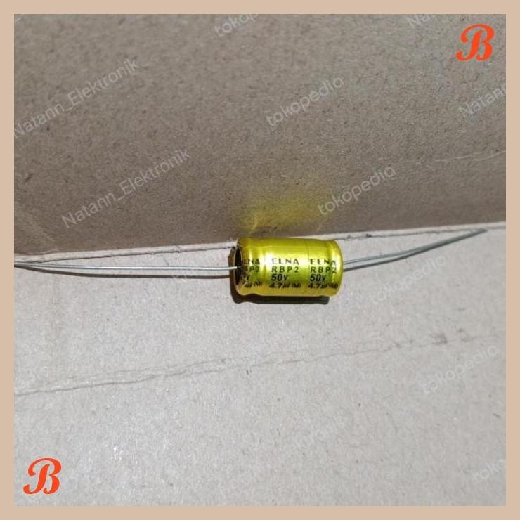 [MRD] 5924 KAPASITOR NONPOLAR NP NON POLAR 4.7UF 4,7UF 4.7 4,7 UF 50V ELNA