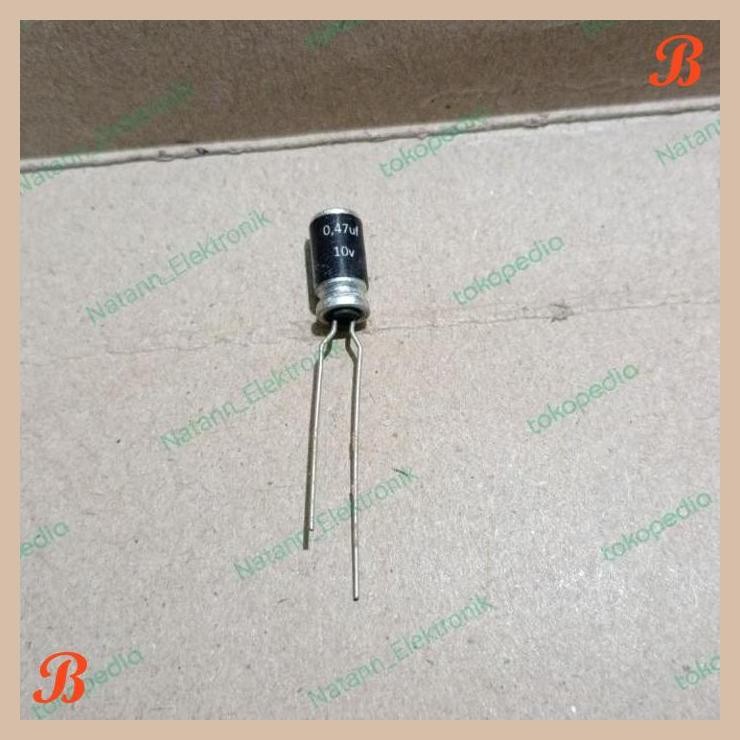 [MRD] 5705 KAPASITOR ELCO 0.47UF 0,47UF 0U47 0.47 0,47 UF 10V 10VOLT 10 VOLT