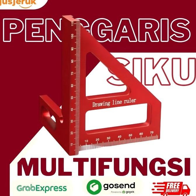 

siap kirim jfactory penggaris siku segitiga siku multi angle woodworking ruler