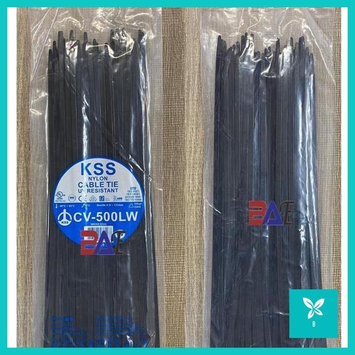 

KABEL TIES KSS UV RESISTANCE CV 500 TIE CABLE HITAM
