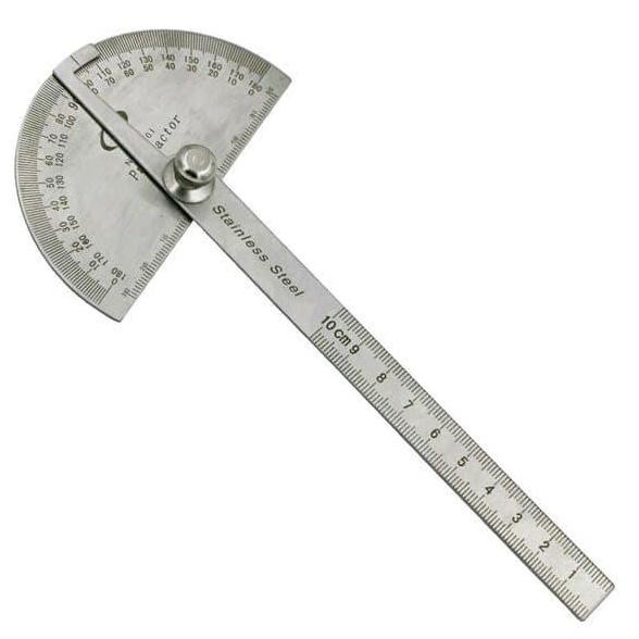 

siap kirim penggaris busur derajat protractor stainless steel