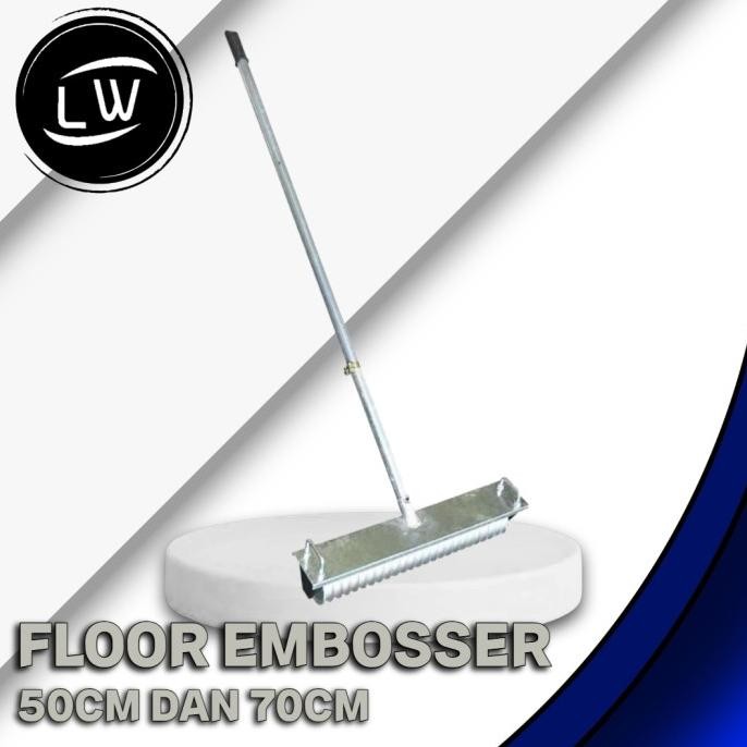 

siap kirim floor embosser 50 dan 70 / alat penggaris jalan beton embossing 50 dan 70