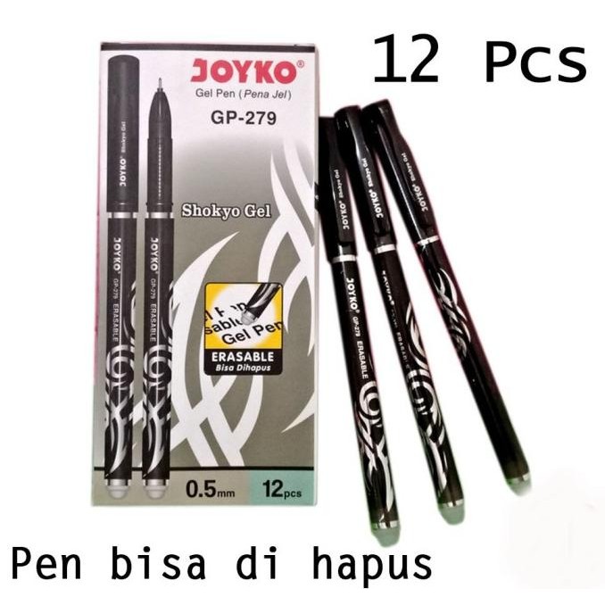 

Tersedia Pulpen Joyko Gel Pena Gp - 279 Erasable Bisa Dihapus