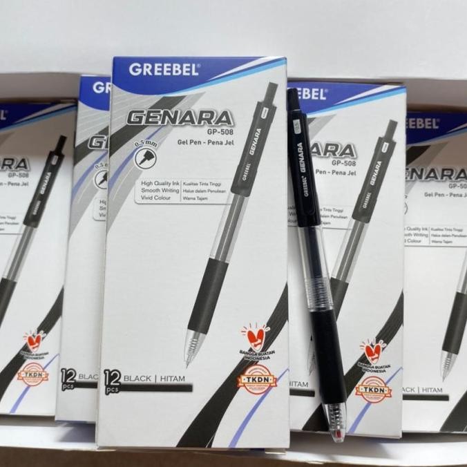 

Tersedia Pulpen Gel Cetek Genara Gp-508 Greebel 1 Lsn