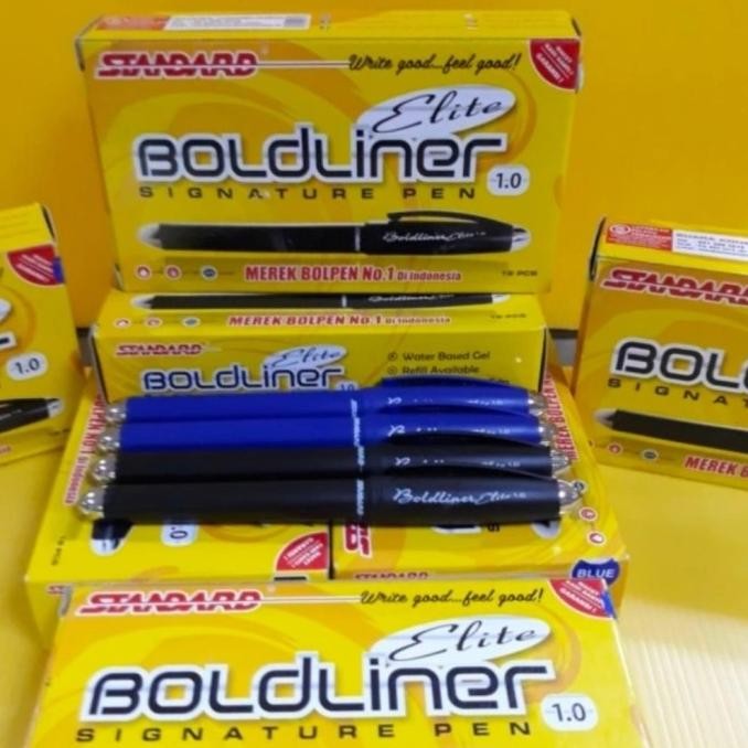 

Tersedia Pulpen Standard Boldliner Elite 1.0 / Signature Pen Elite 1.0