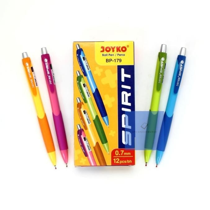 

Tersedia Pulpen Joyko Spirit Bp-179 Hitam ( Perlusin )