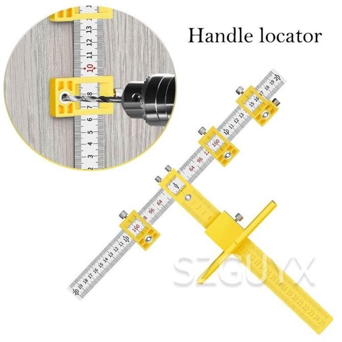 

siap kirim penggaris alat ukur bor woodworking drilling aid tool