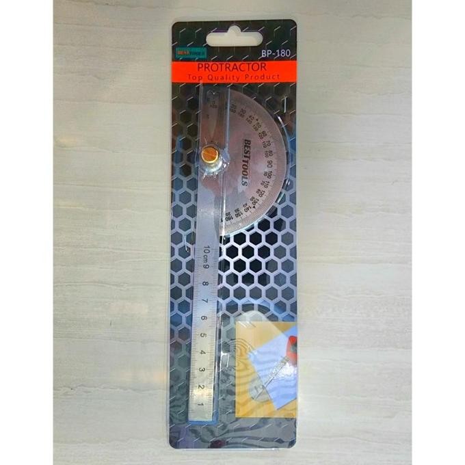 

siap kirim penggaris busur derajat protactor kombinasi alat ukur sudut stainless