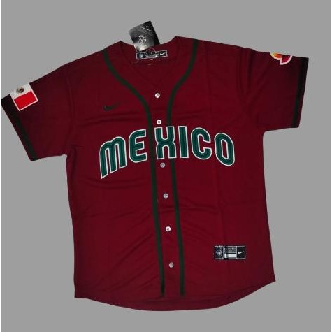 Jersey Baseball Mlb Mexico Merah Maroon Co