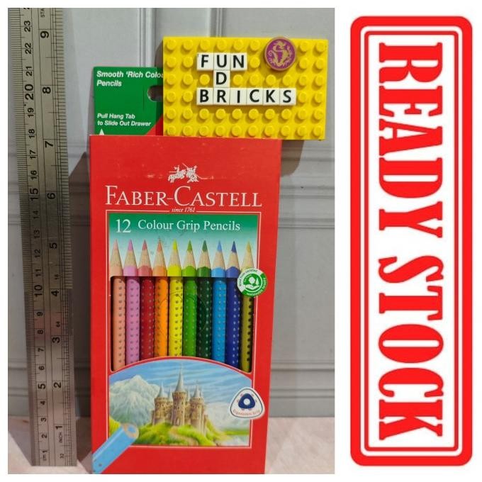 

Faber Castell 12 Colour Grip Pencils