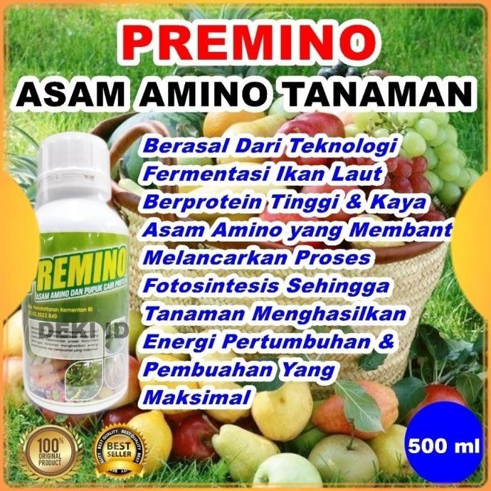 Premino 500 ml Pupuk Asam Amino Tanaman Nutrisi Organik Cair Aminosan