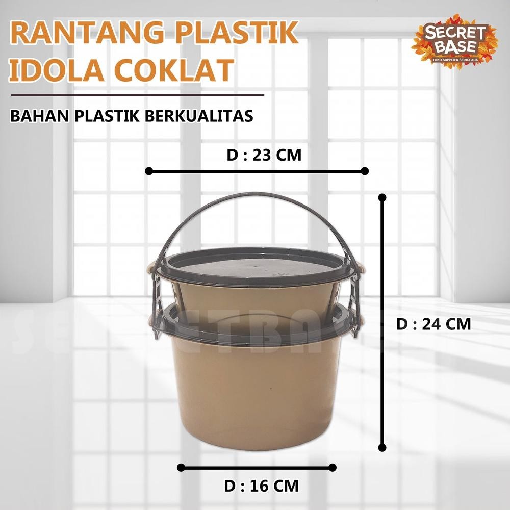 Rantang Hajatan Bulat - Rantang Susun Plastik / Tempat Makan / Bekal / Timba Hajatan Next Day