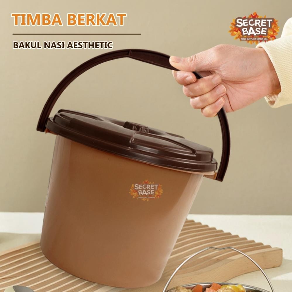 Timba Berkat - Bonus Samir / Bakul Nasi / Ember Tong Bak / Baskom Plastik /Berkat Hajatan Unik Next 